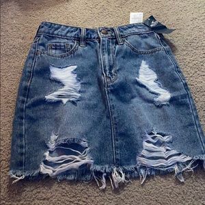 Jean skirt
